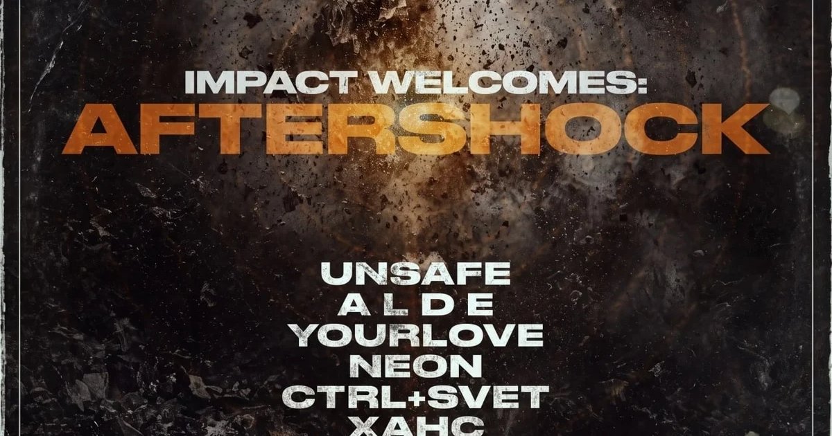 Афиша «AFTERSHOCK»