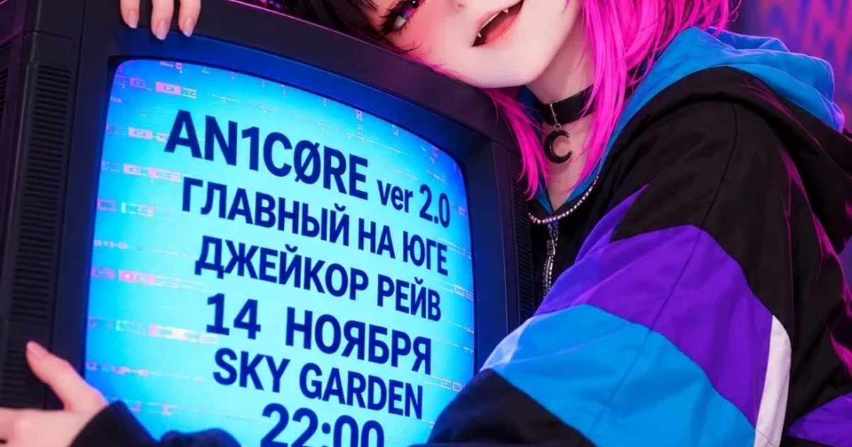 Афиша «ANICØRE ✦ 14 НОЯБРЯ ✦ КРАСНОДАР»