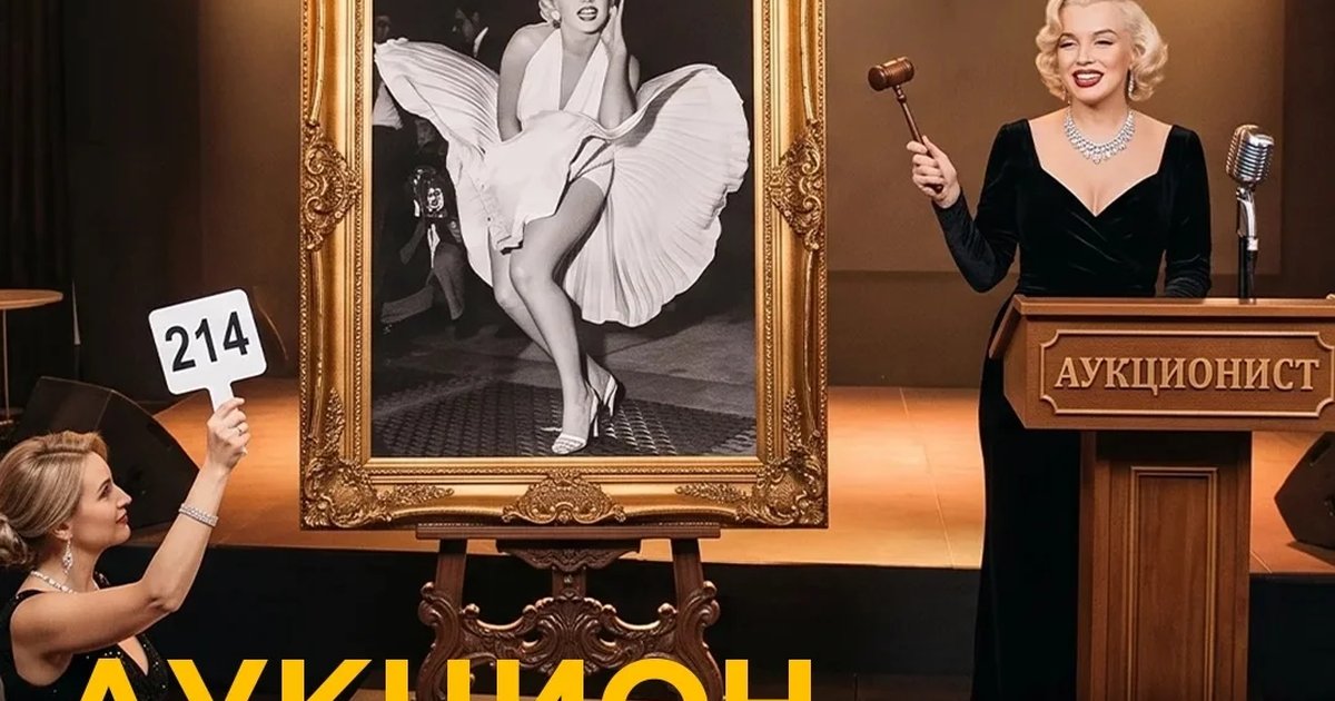 Афиша «Аукцион фотографий с Мэрилин Монро»