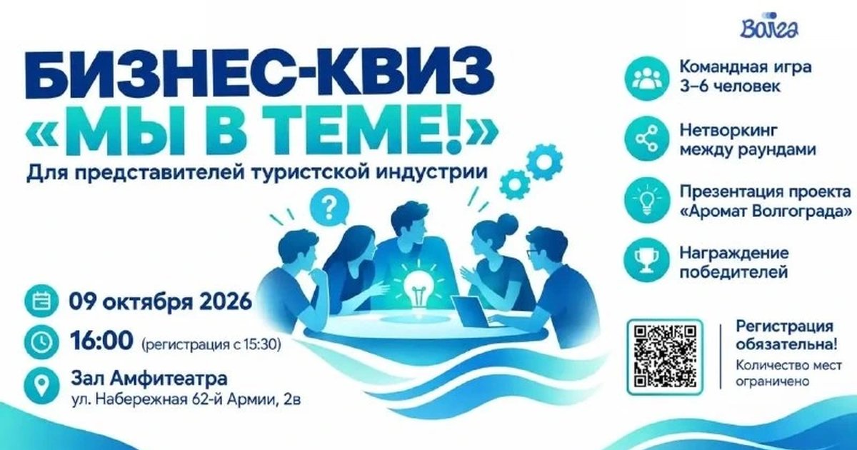 Афиша «Бизнес-квиз «Мы в теме!»»