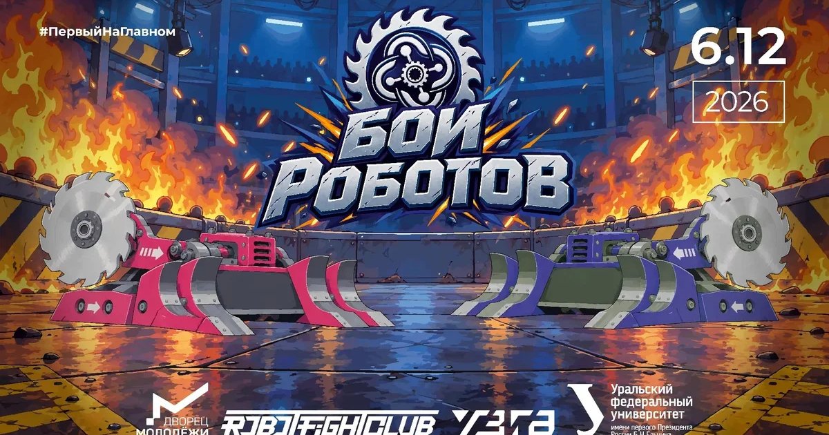 Афиша «Бои роботов»