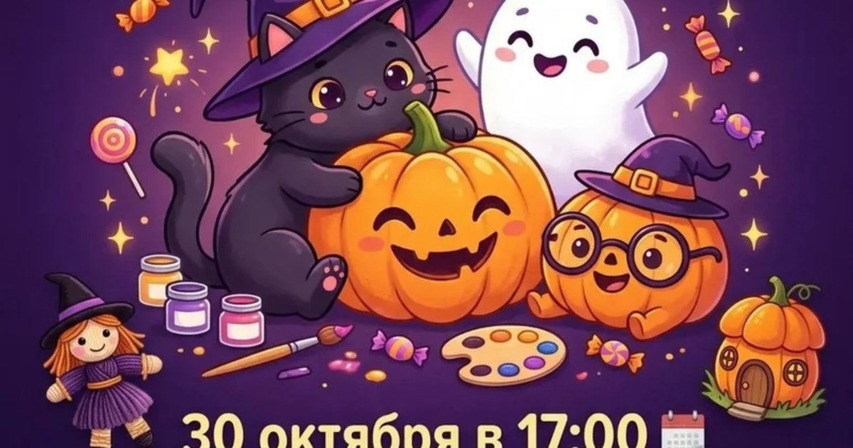 Афиша «Boo-вечеринка в студии «Время творчества»»