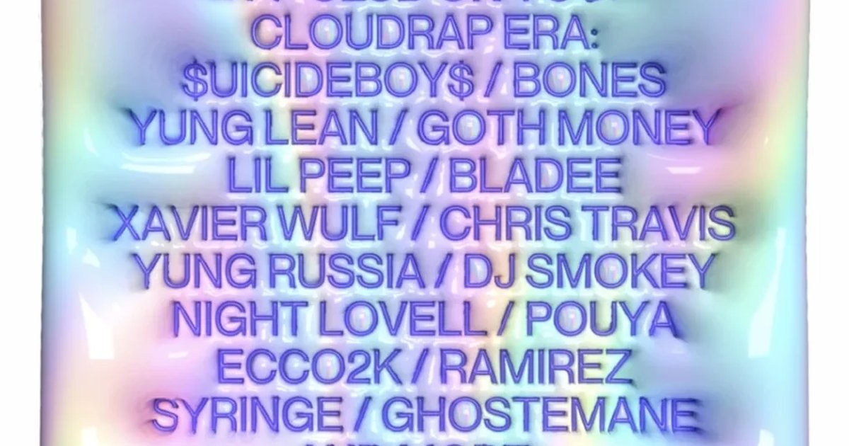 Афиша «CLOUDRAP ERA: DFF CLUB ON TOUR»