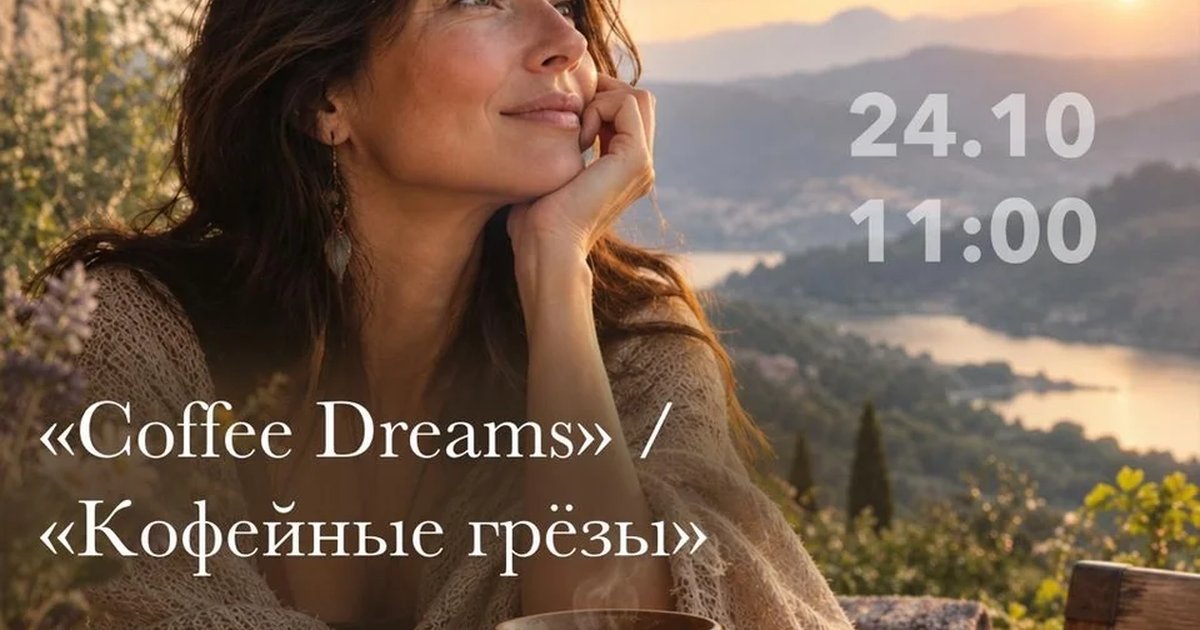 Афиша «Coffee Dreams — кофейная живопись»