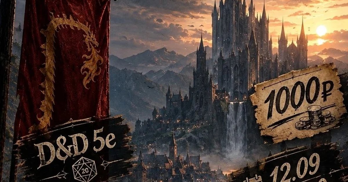 Афиша «D&D: Перекрёсток Глумвейд»