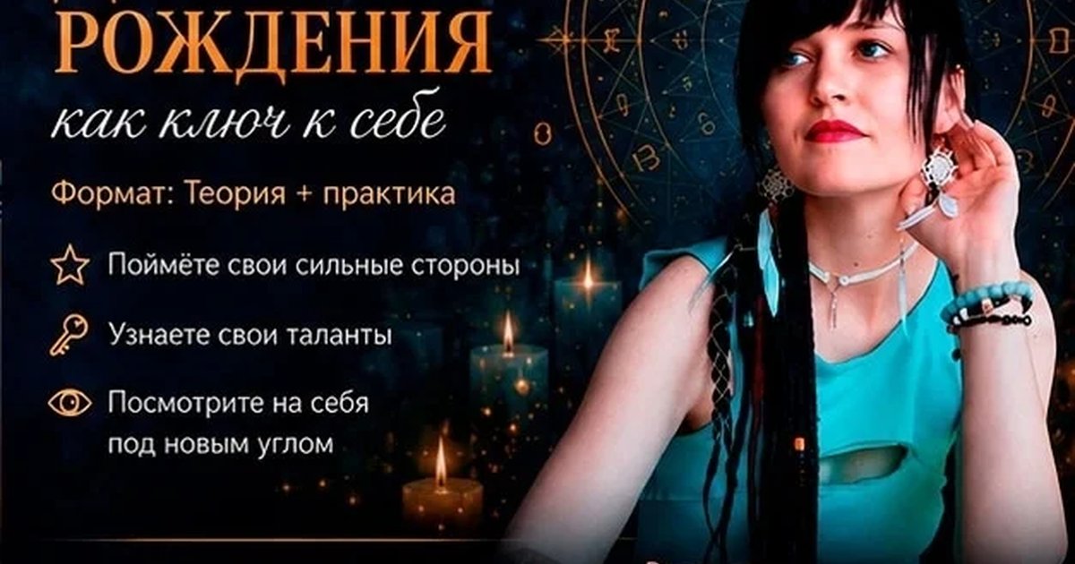 Афиша «Дата рождения как ключ к себе»