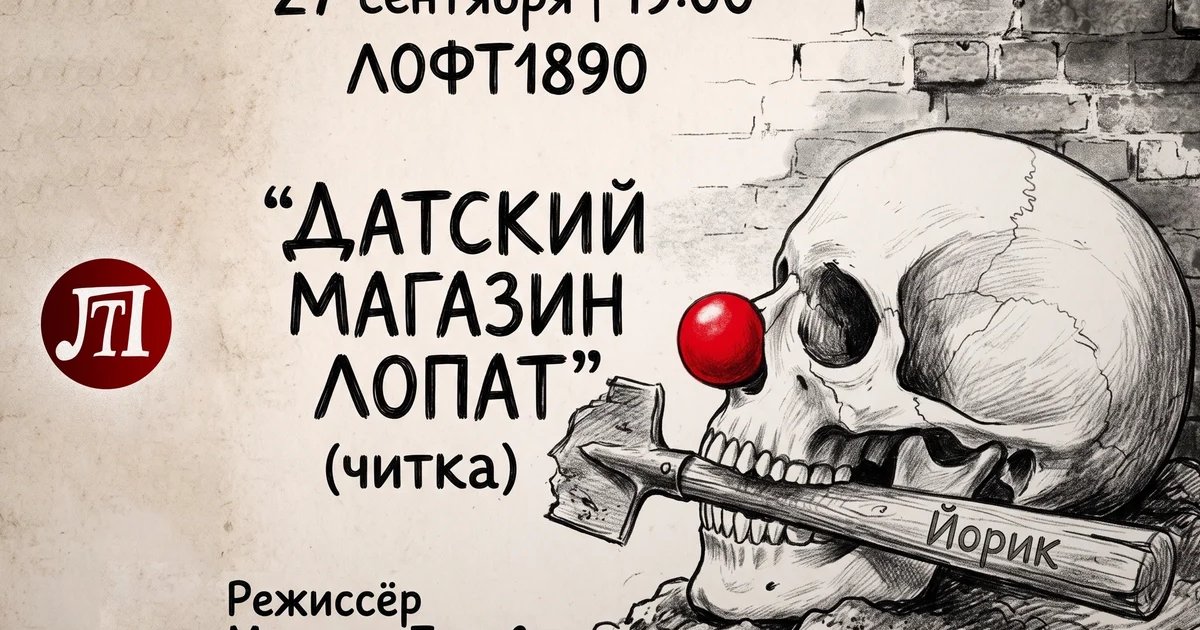 Афиша «Датский магазин лопат»