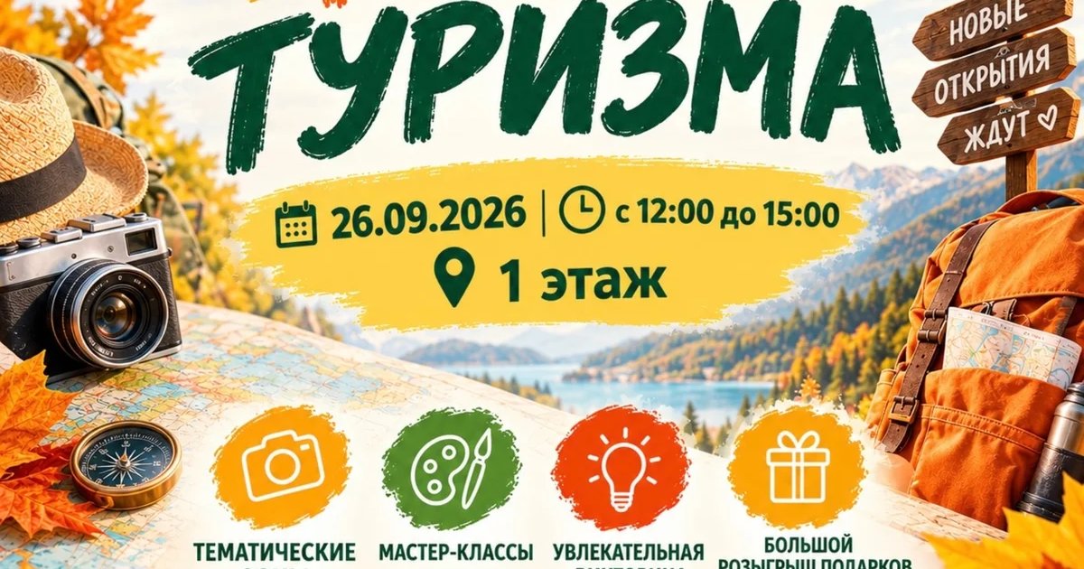 Афиша «День туризма в «Премьере»»