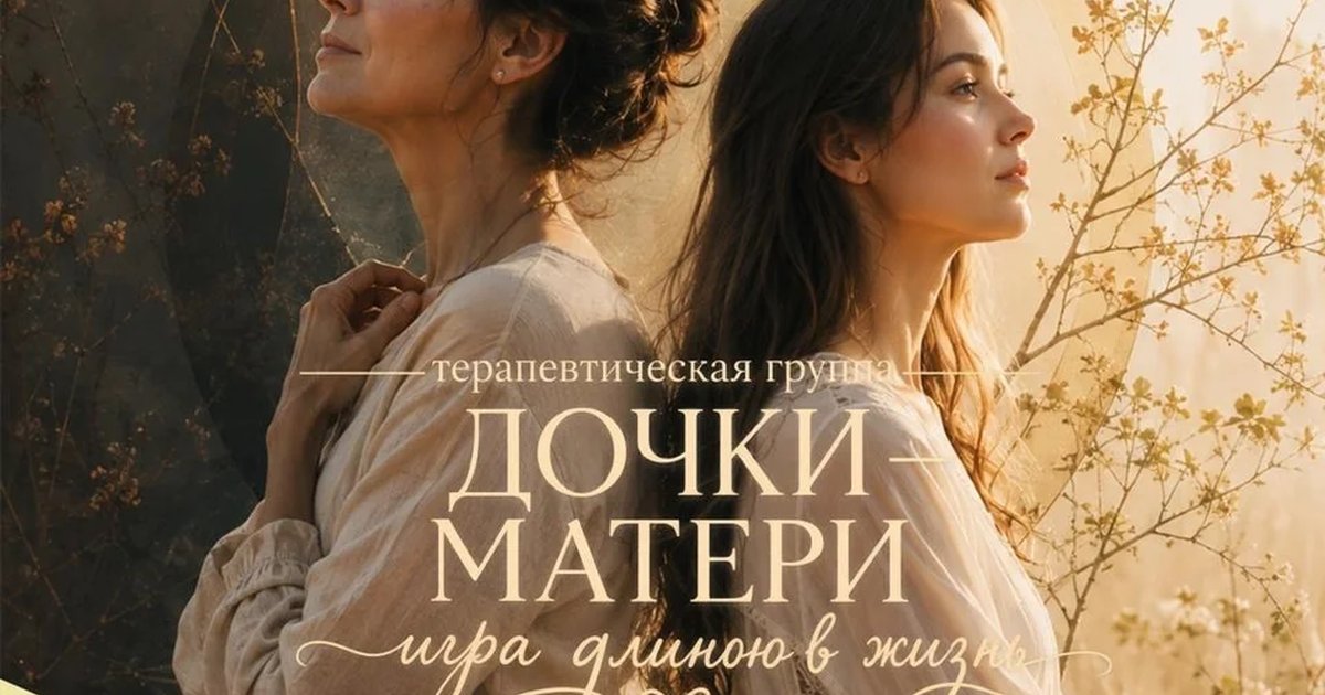 Афиша «Дочки — матери: игра длиною в жизнь»