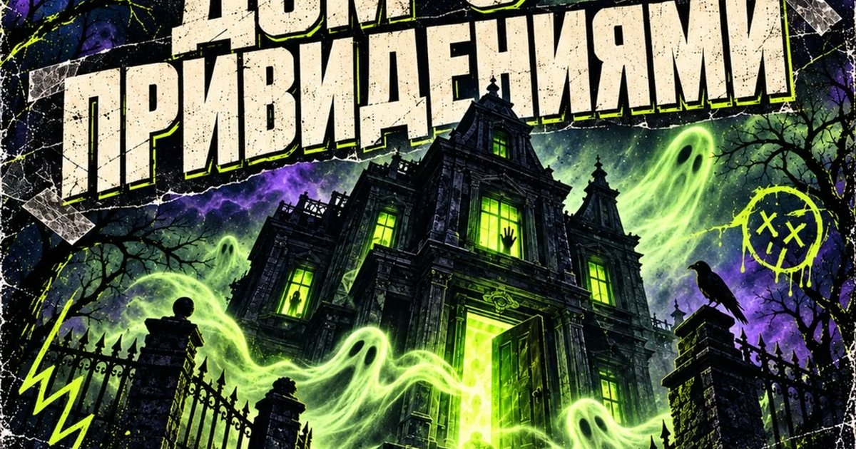 Афиша «Дом с привидениями»