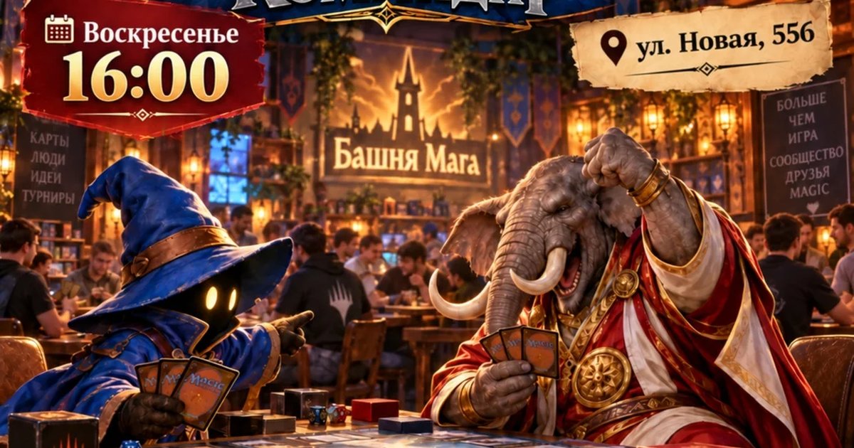 Афиша «Дуэльный Командир в Magic: The Gathering»