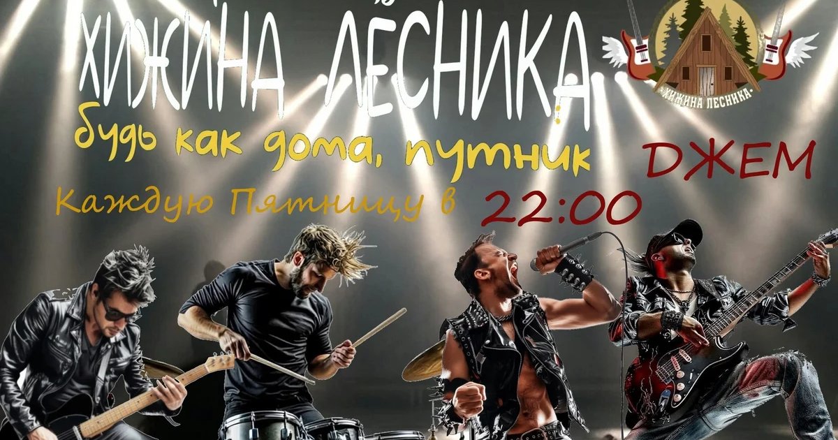 Афиша «Джем в баре «Хижина лесника»»