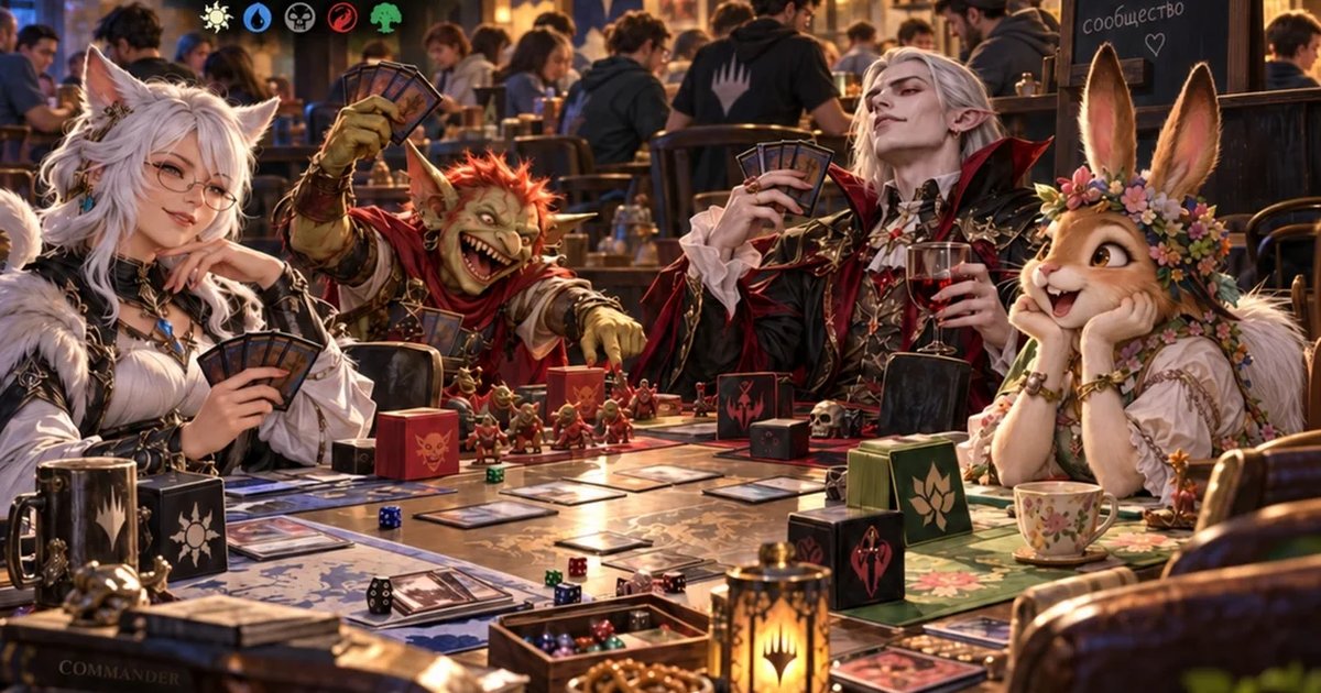 Афиша «Формат «Командир» в Magic: The Gathering»