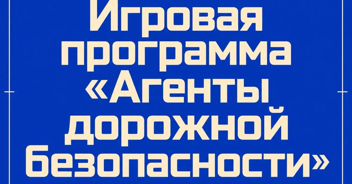 Игровая программа «Агенты дорожной безопасности»