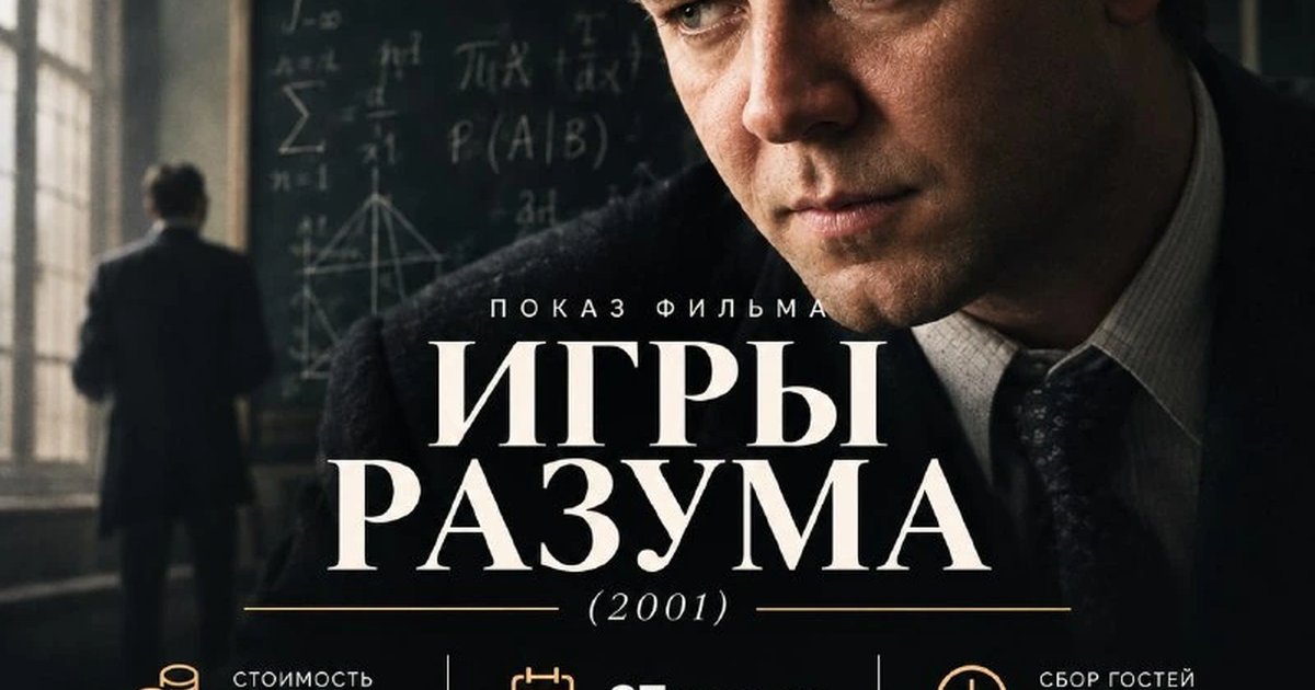 Афиша «Игры разума (2001)»