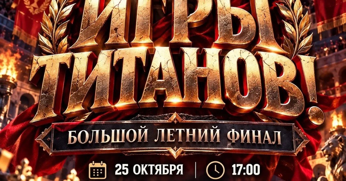 Афиша «Игры титанов. Большой летний финал»