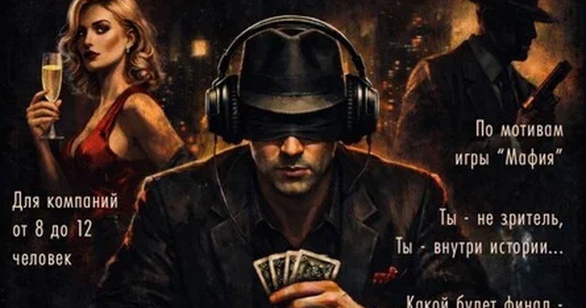 Афиша «Иммерсивный аудио-спектакль "Игра вслепую" (игровой триллер) (копия)»
