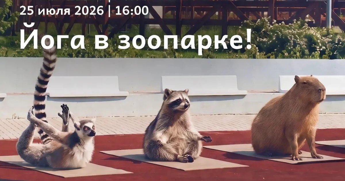 Афиша «Йога в Пермском зоопарке»