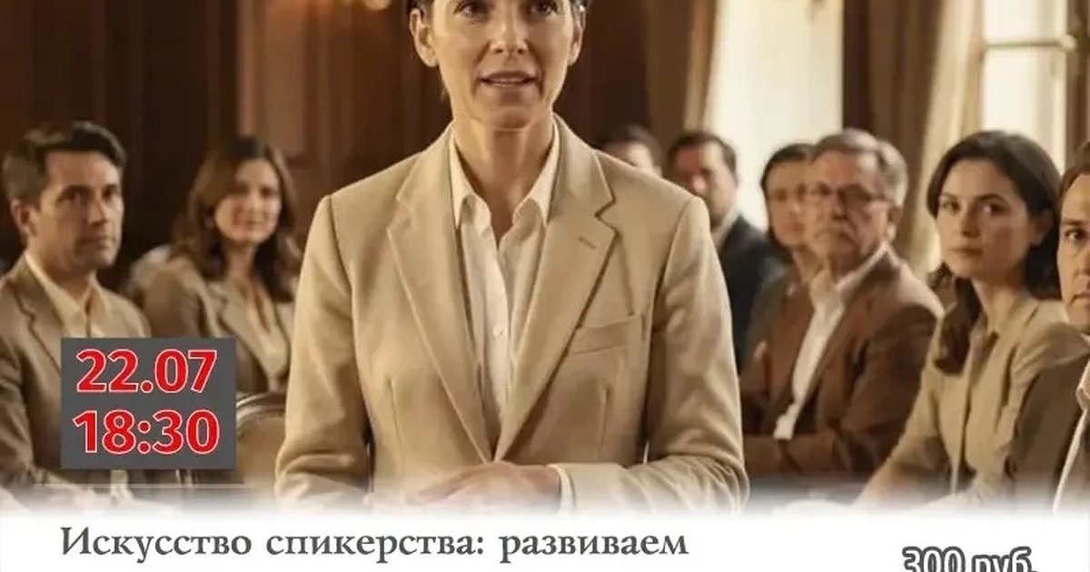 Афиша «Искусство спикерства»