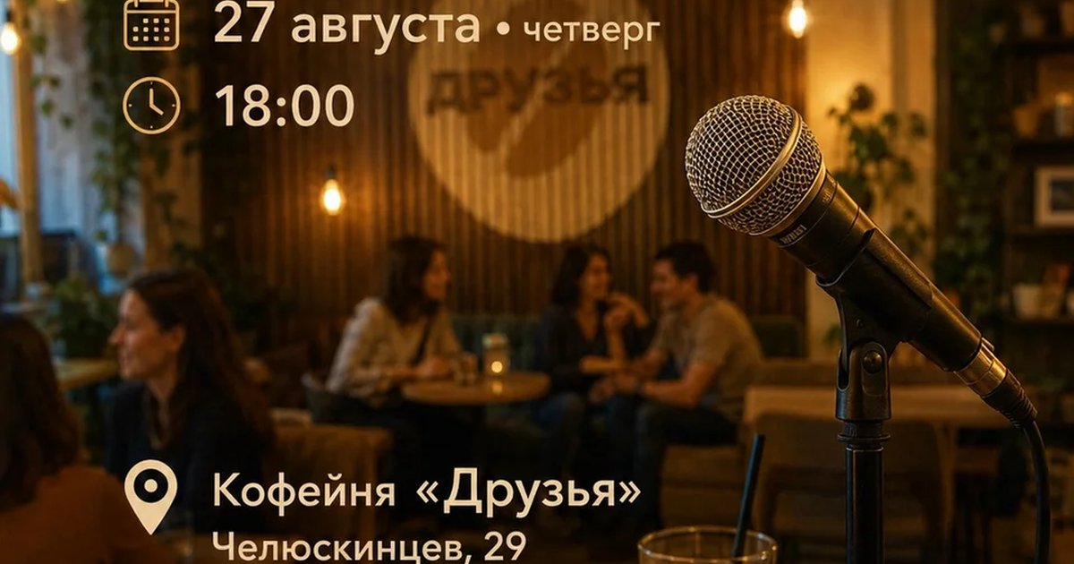 Афиша «Караоке в «Друзьях»»