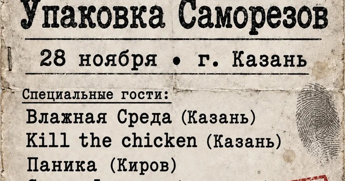 Афиша «Kazan Punks Unite 6»