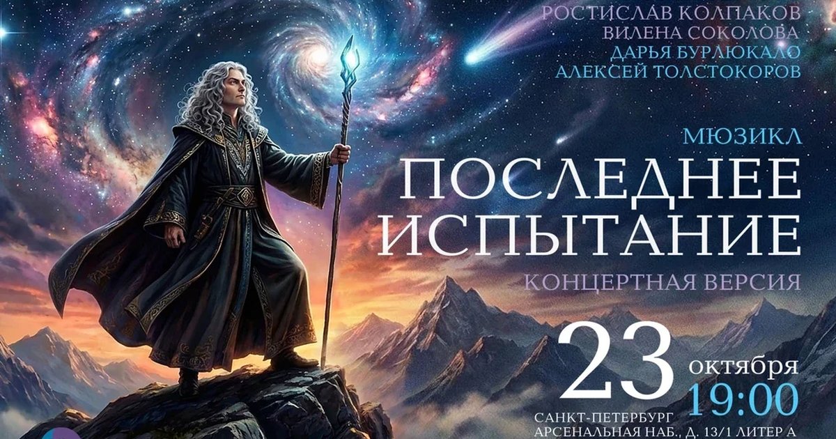 Афиша «Концерт «Последнее Испытание» 23.10.26»