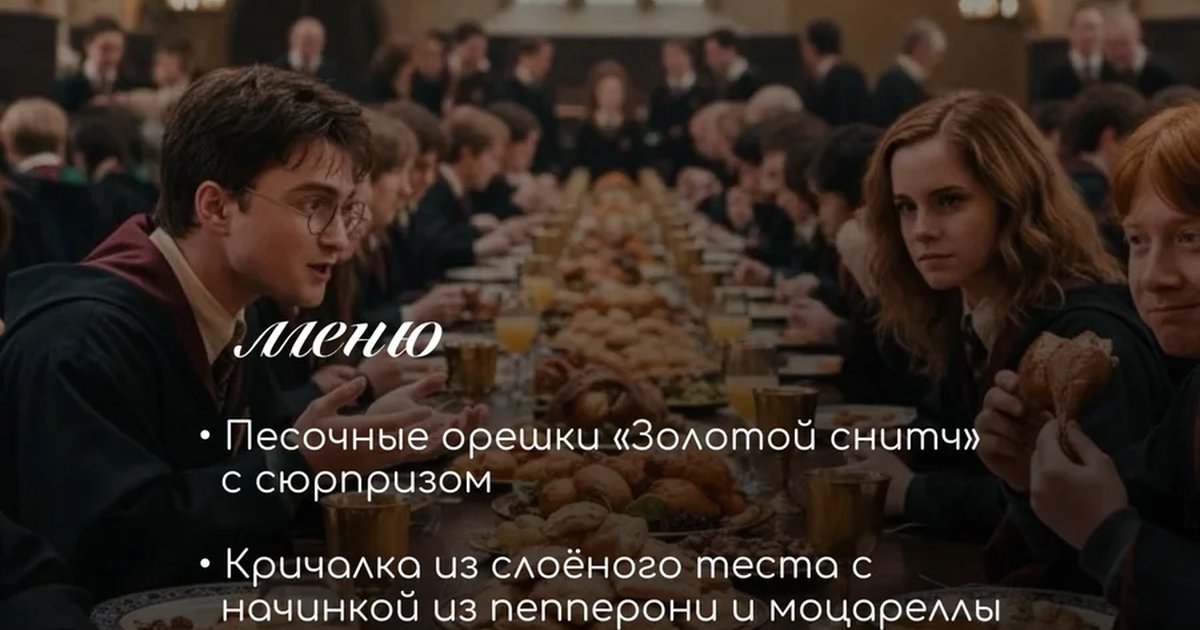 Афиша «Кухня Гарри Поттера»