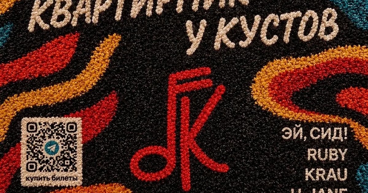 Афиша «Квартирник у Кустов»