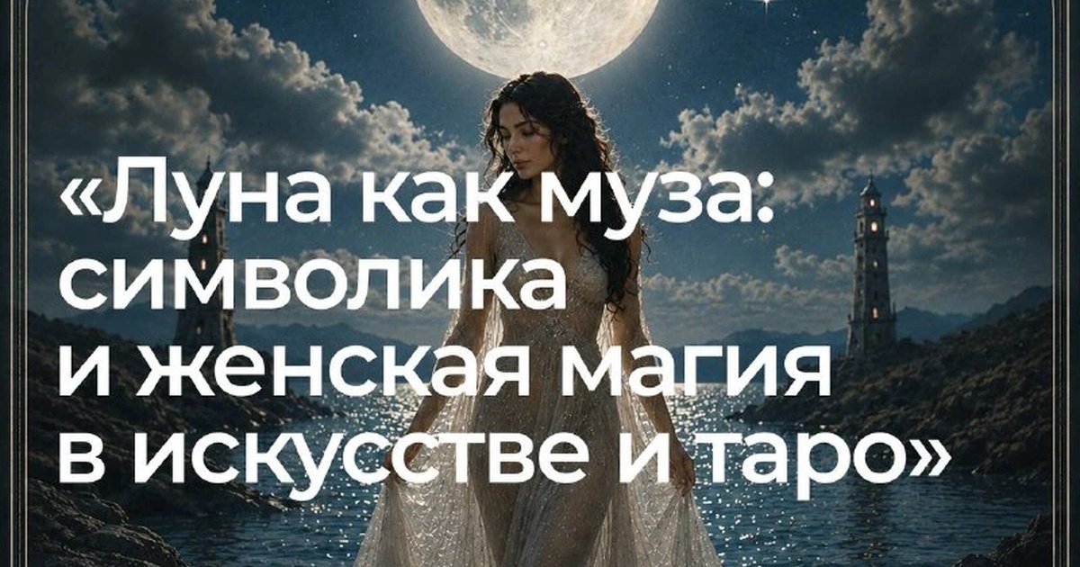 Афиша «Луна как муза: символика и женская магия в искусстве и таро»
