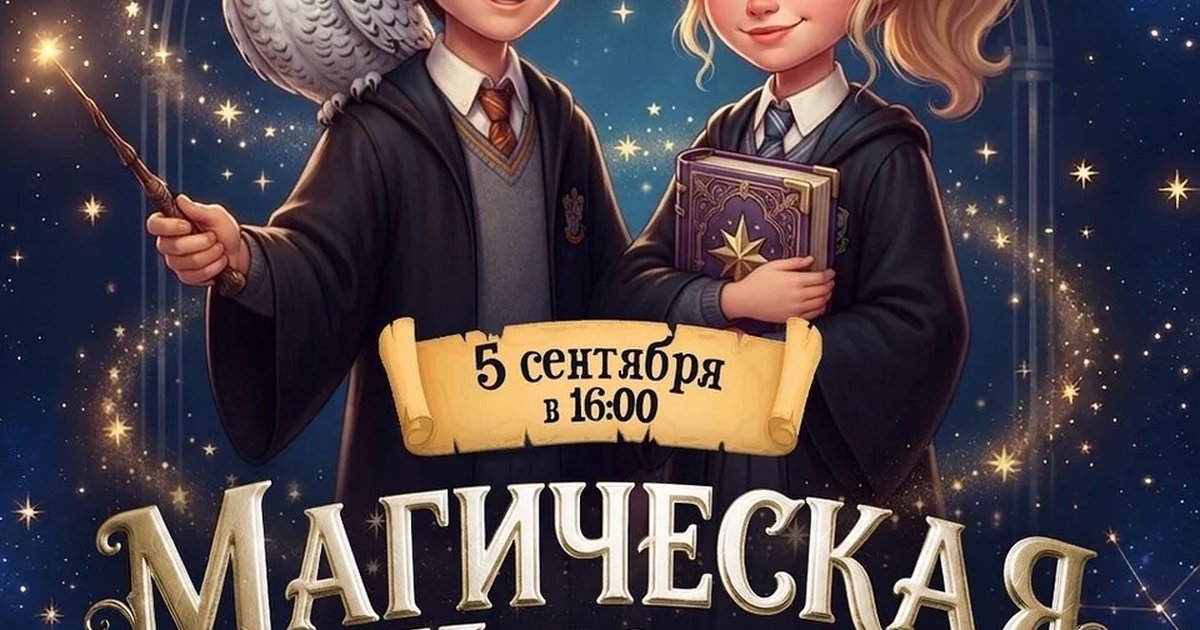 Афиша «Магическая школа знаний»