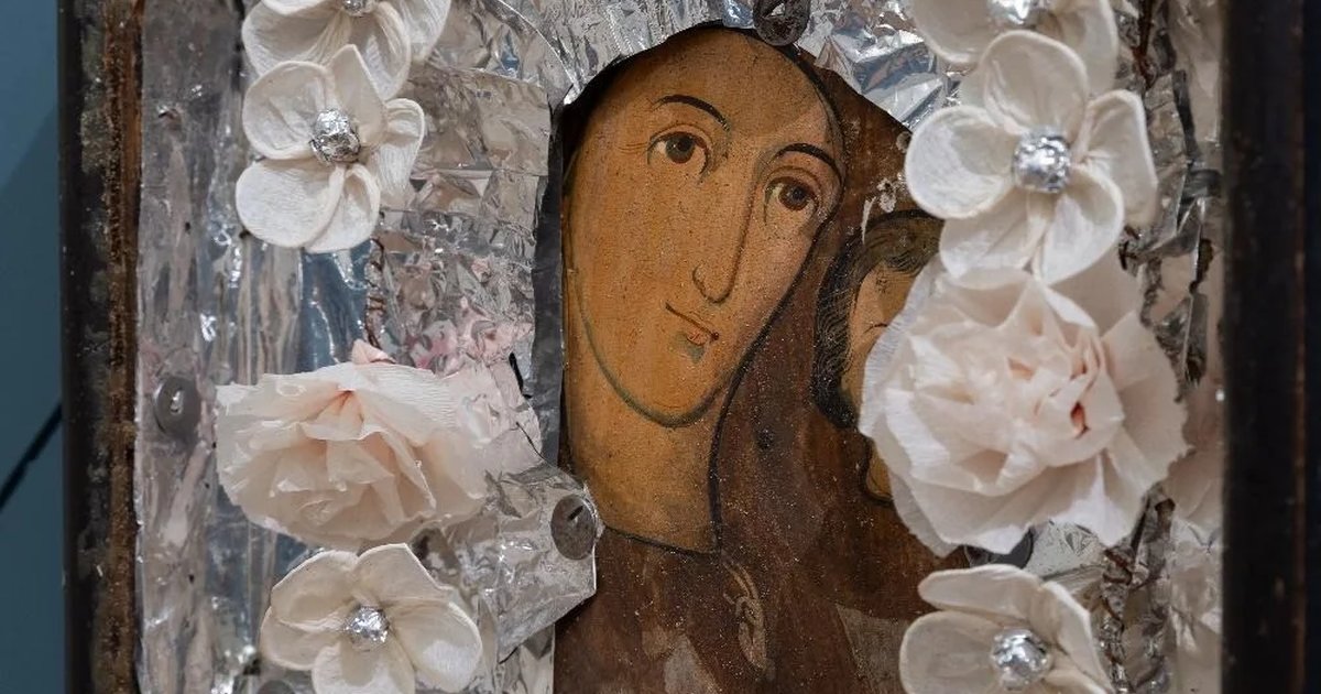 Афиша «Мастер-класс по созданию коллажа по мотивам фолежной иконы»