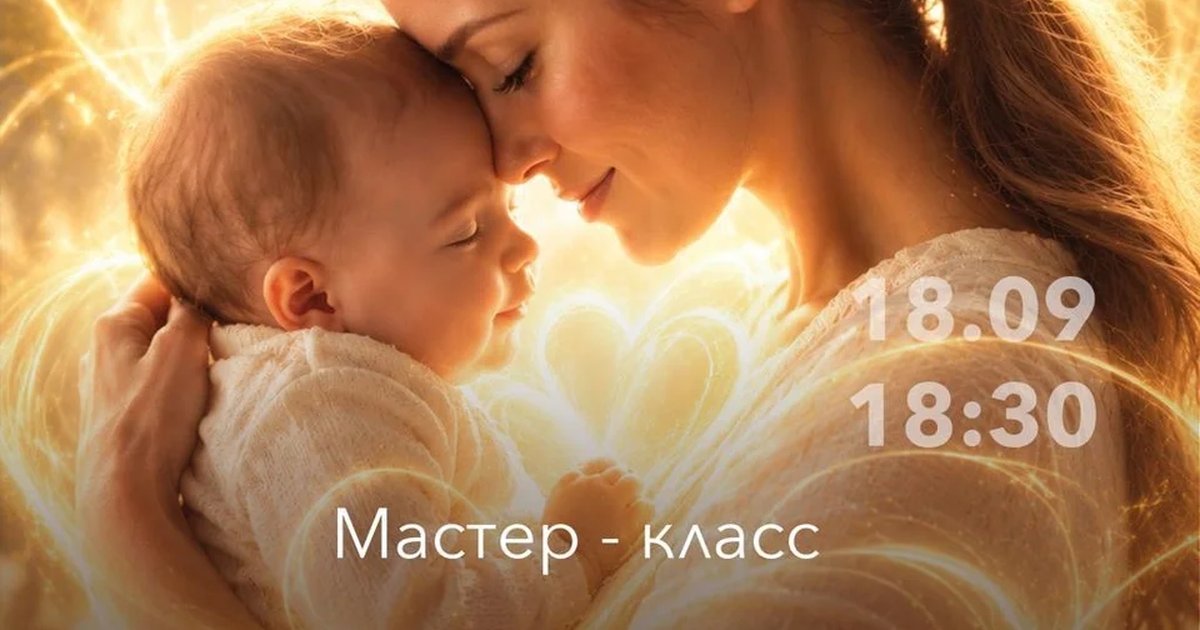 Афиша «Мастер-класс «Свет материнской любви»»