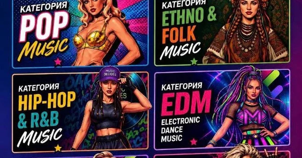 Афиша «MUSIC DECIDES 2026»