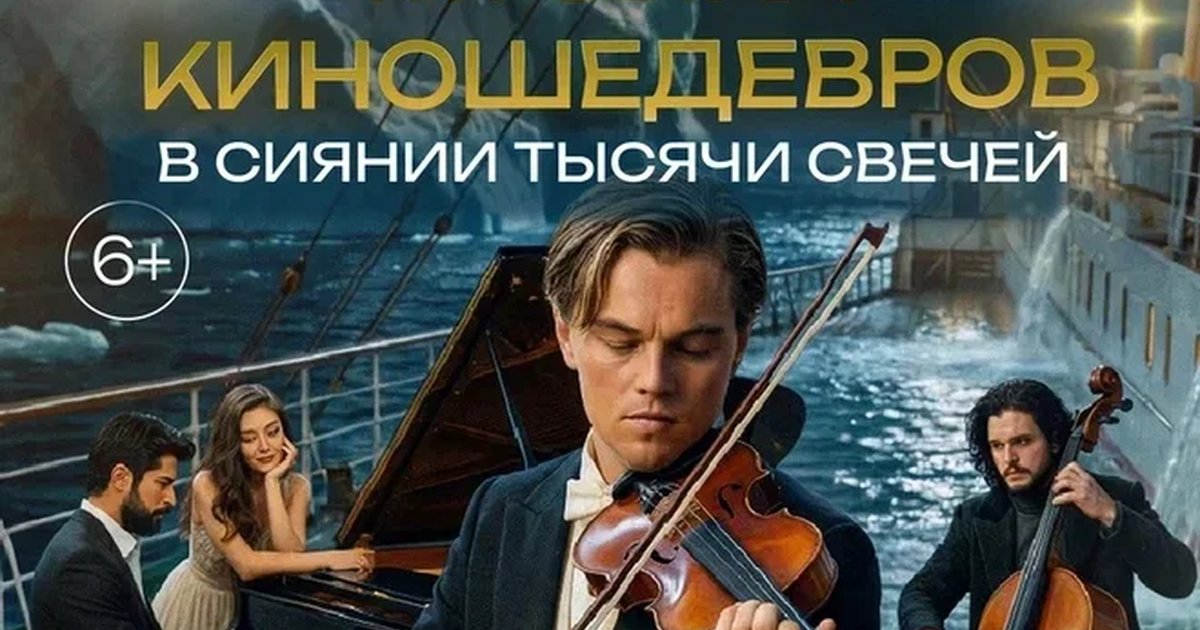 Афиша «Музыка киношедевров в сиянии тысячи свечей»