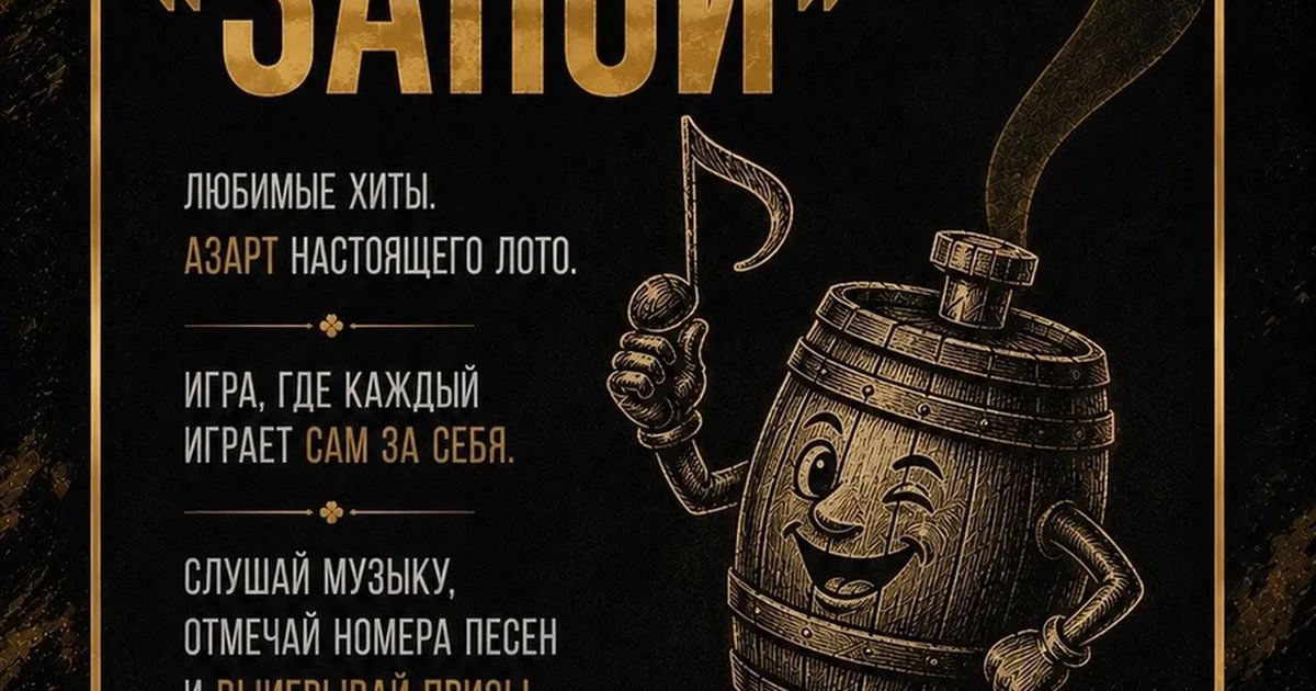 Афиша «Музыкальное лото «Запой»»