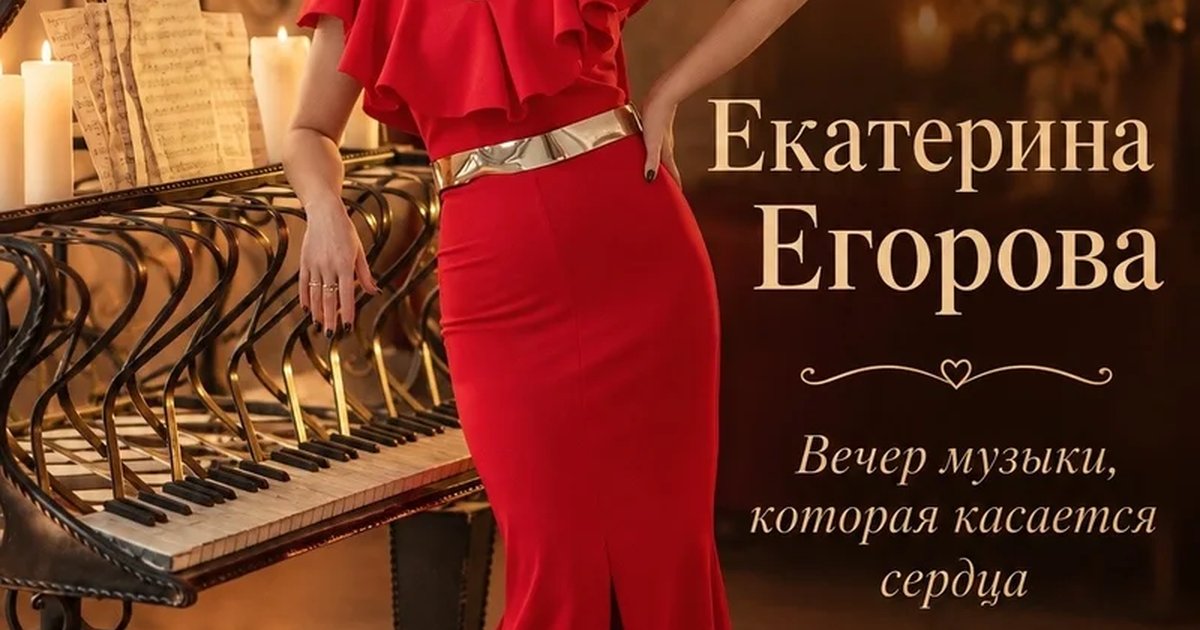 Афиша «Музыкальный вечер с Екатериной Егоровой»