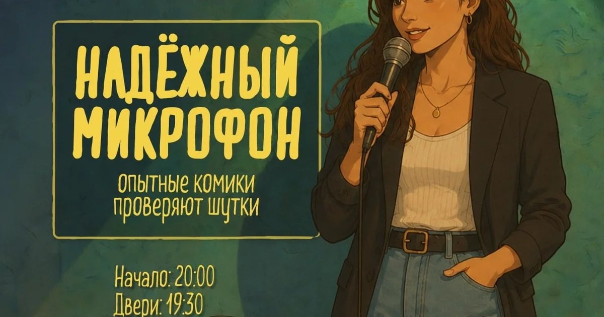 Афиша «Надёжный микрофон»