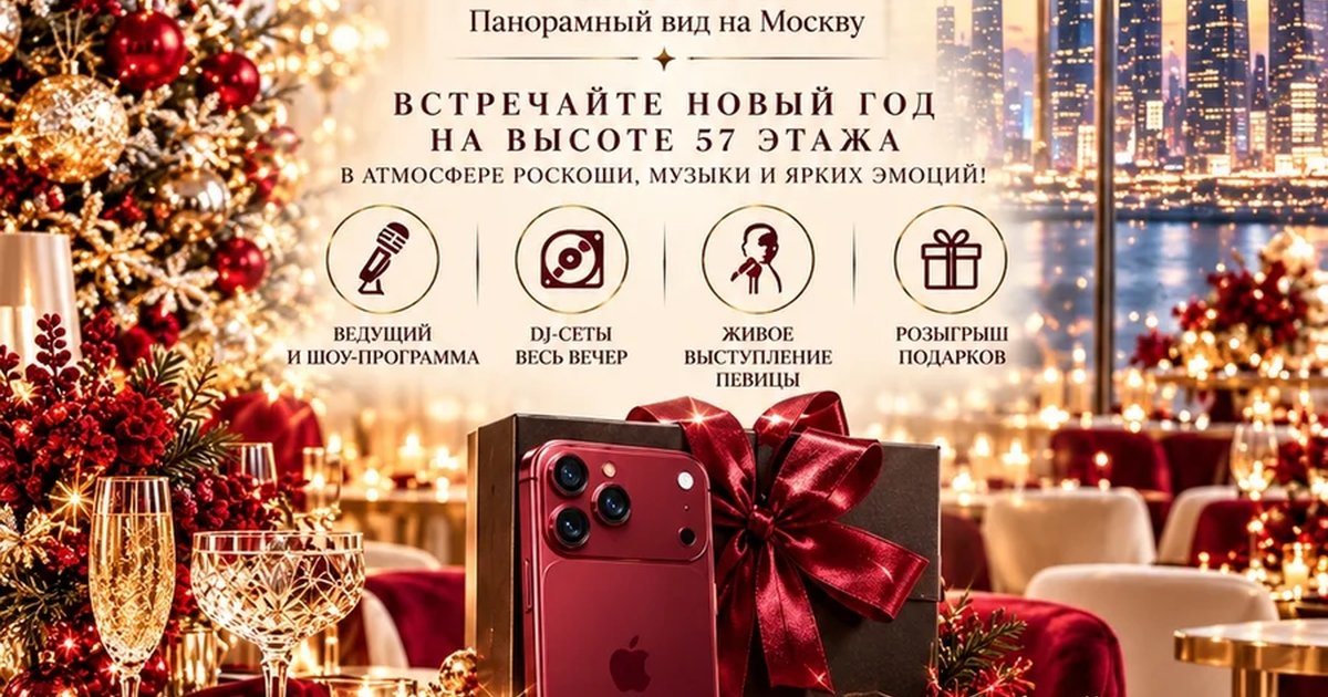 Афиша «Новогодняя ночь в VYSOTA 57»