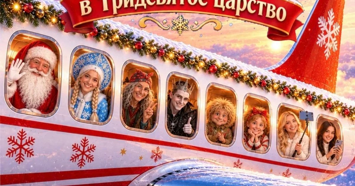 Афиша «Новогодний спецрейс в Тридевятое царство»