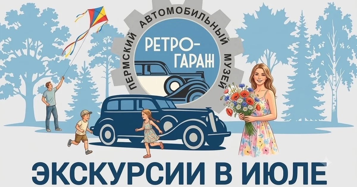 Афиша «Обзорная экскурсия по автомобилям музея»
