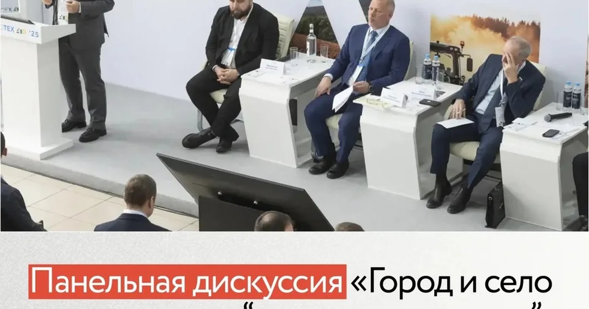 Панельная дискуссия «Город и село — кооперация “от поля до тарелки”»