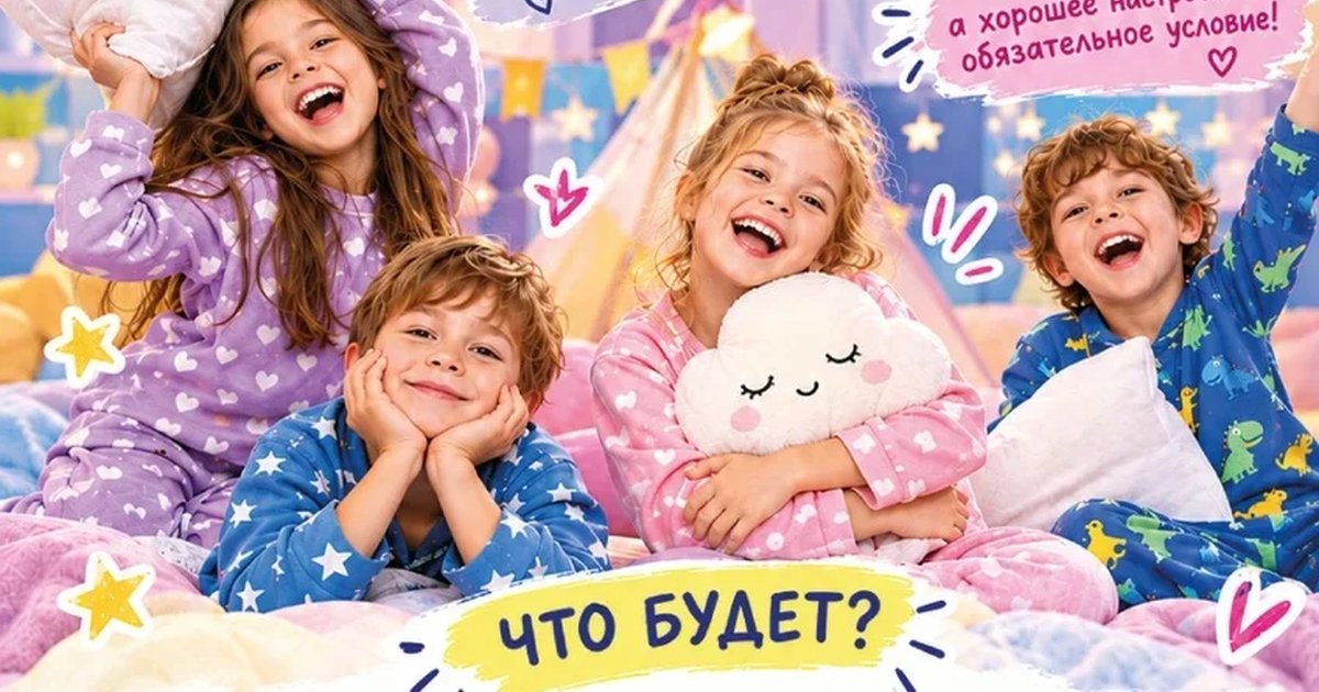 Афиша «Пижамная вечеринка в Матрёшке»