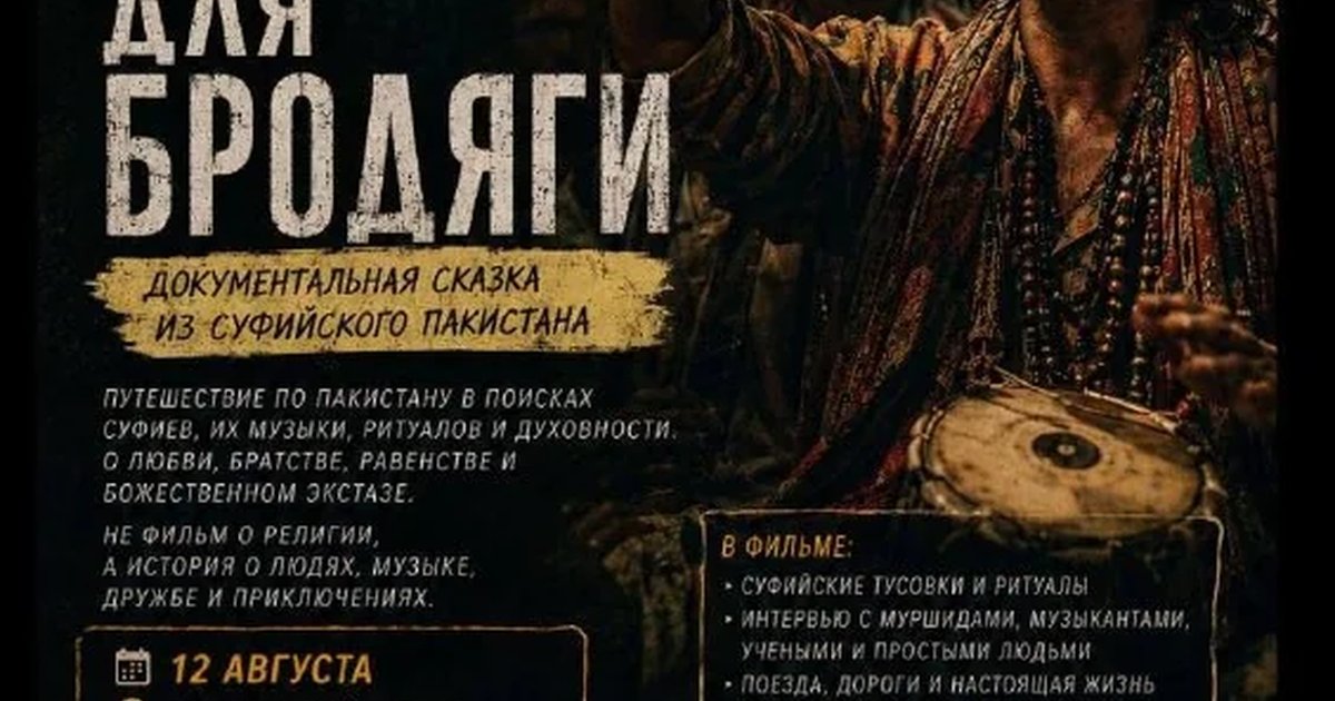 Афиша «Показ фильма «Зеркало для бродяг»»