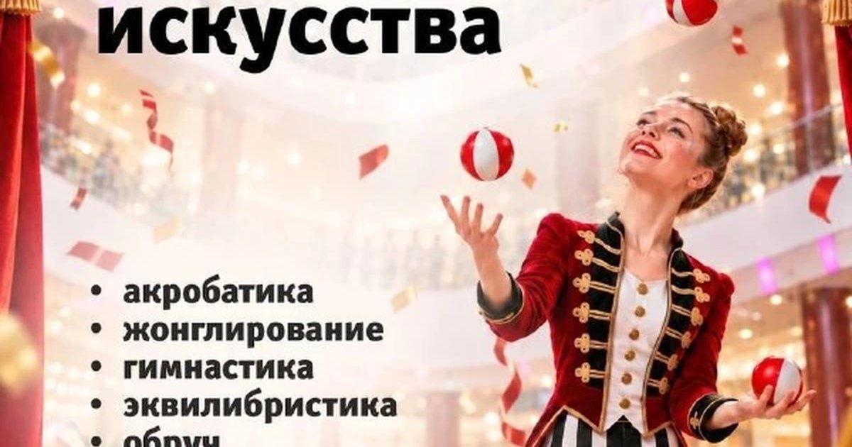 Афиша «Праздник циркового искусства»