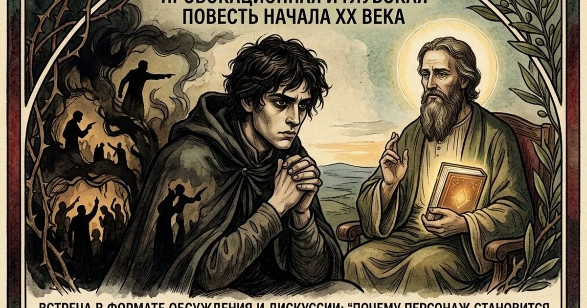 Афиша «Преданный ученик: встреча клуба по повести «Иуда Искариот»»