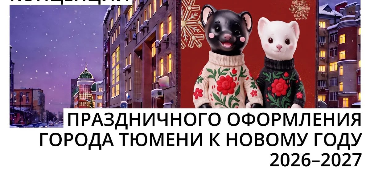 Афиша «Презентация концепции новогоднего оформления Тюмени»