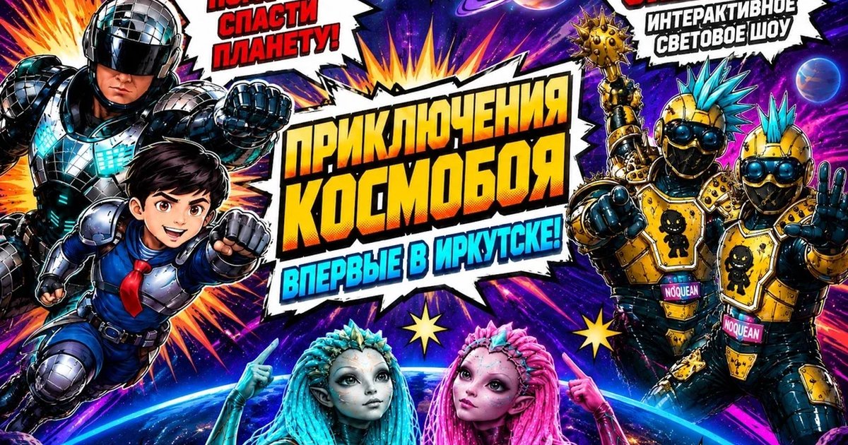 Афиша «Приключения Космобоя»