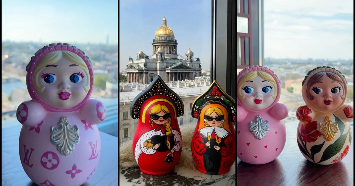 Афиша «Роспись неваляшки или матрешки в ресторане Сплетни by Anna Asti от Артвайбс»