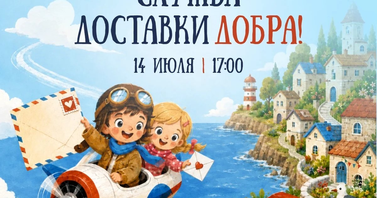 Афиша «Служба доставки добра»