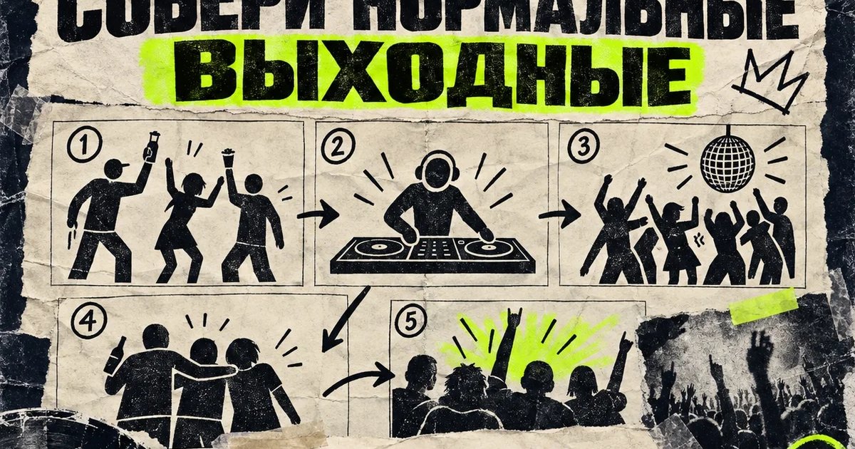 Афиша «Собери нормальные выходные»